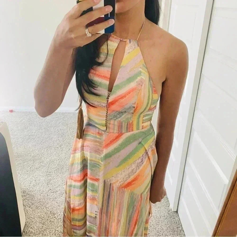 Colorful Party Dress - Picture 3 of 6